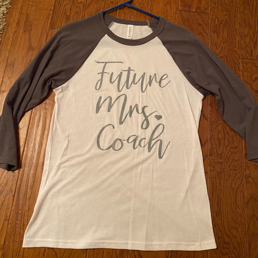 Future Mrs. Coach raglan tee